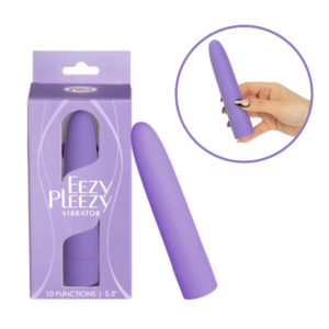 5.5-inch Battery Operated Vibrating Bullet Vibrator - Purple