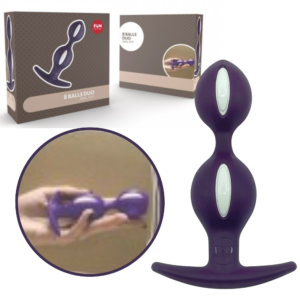 Silicone Anal Weighted Easy Insertion Butt Plug - Purple