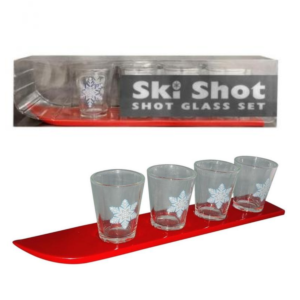 Snow Flakes Shot Glass Bachelor and Bachelorette Party Supply