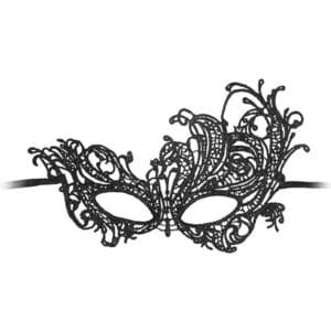 Ouch Lace Eye Royal Masquerade Black Eye Blindfold and Mask Bondage Gear