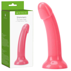 Tapered Tip Dong Suction Cup Dildo Pink