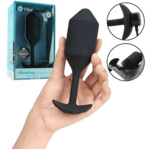 Extended Wear Anal Training Silicone Butt Plug - Black