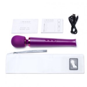 Flexible Neck Body Massager Wand Vibrator - Cherry