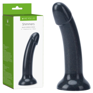 Tapered Tip Dong Suction Cup Dildo Black