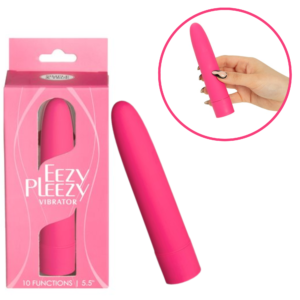 5.5-inch Battery Operated Vibrating Bullet Vibrator - Pink