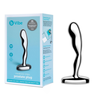 Weighted Anal-Friendly Tapered Base Prostate Massager