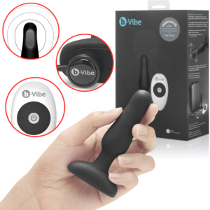 Waterproof Remote Control Silicone Vibrating Butt Plug