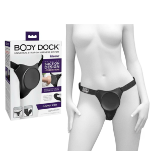 Body Plate Universal Strap-On Harness with G-Spot Plug