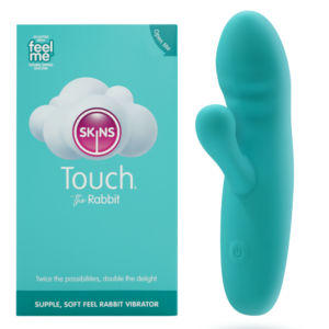 G-spot Stimulator Silicone Rabbit Vibrator - Teal