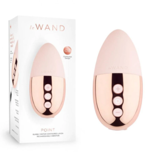 Mini Hands-free Rechargeable Vibrator - Rose Gold