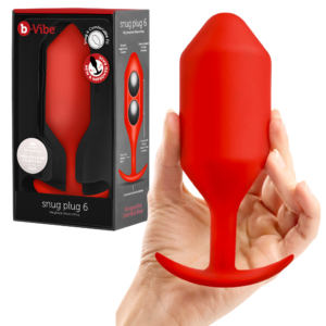 Ideal for Anal Training Multi-Size Weighted Silicone Butt Plug - Red