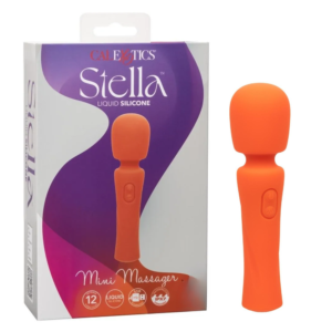 Body Massager Clitoral Stimulator Rechargeable Wand Vibrator - Orange