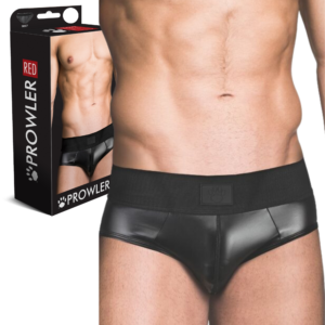 Classic Shiny Underwear Men's Sexy Clothing Medium Black