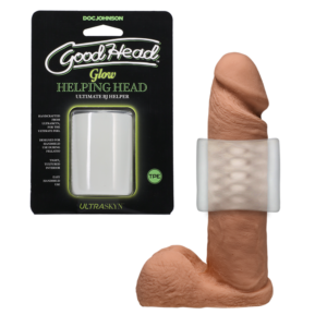 Helping Head Realistic Mini Glow-in-the-Dark Masturbator