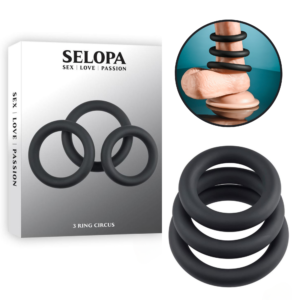 Erections Non-Vibrating Penis Rings - 3 Pieces