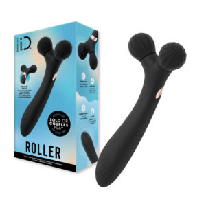 Rechargeable Silicone All in One Massager G Spot Vibrator– Black