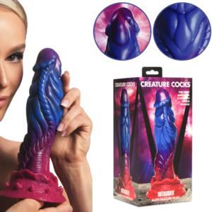 Strap-on Compatible Thick Girthy Silicone Dildo