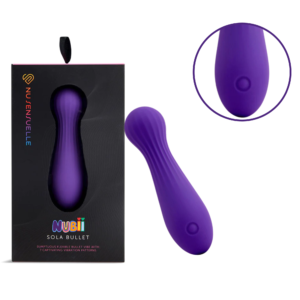 Travel-Friendly Clitoral Stimulator Silicone Vibrator - Purple