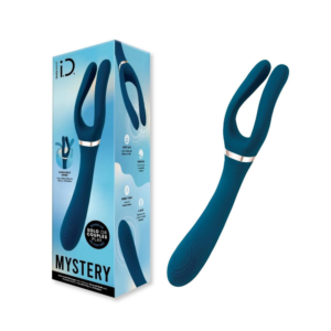 Rechargeable Double End Silicone Vibrator – Blue