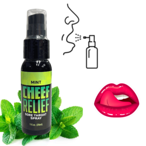 Desensitizer Flavored Lube Deep Throat Spray- Mint 1oz