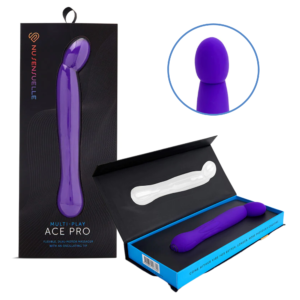 Rechargeable Silicone Prostate & G-Spot Vibrator - Purple