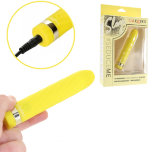 Rechargeable Beginner-friendly Mini Bullet Vibrator Yellow