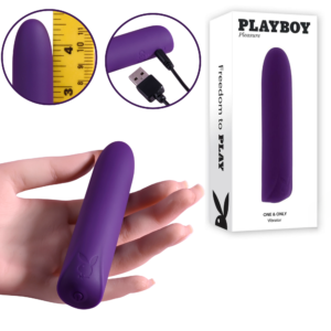 Flexible Silicone Bullet Vibrator With Intense Vibration Purple