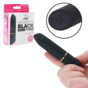 Mini Vibe USB Rechargeable Bullet Vibrator Black