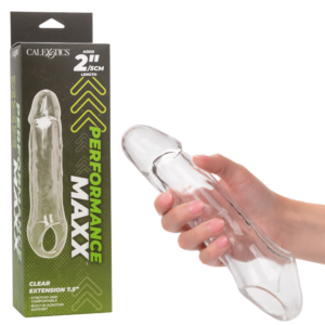 Clear Extension Non-Vibrating Penis Sleeve Extender