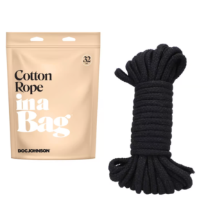 In A Bag Cotton Rope 32 Feet Black