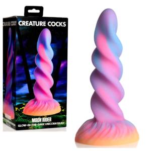 Glow-In-The-Dark Dong Unicorn Glowing Fantasy Silicone Dildo