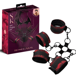 Four-Way Connector Wrist & Ankle Cuffs 5-Piece Hogtie Set