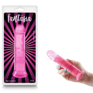 Flexible Lifelike Dong Jelly Suction Cup Dildo – Pink