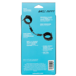 Adjustable Euphoria Ankle Cuffs Heavy-Duty Restraint Adult Sex Toy