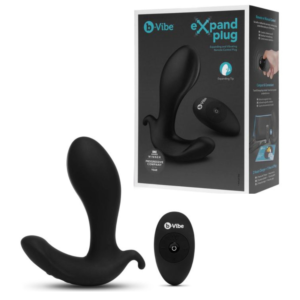 Vibrating Remote Control Prostate Massager Black