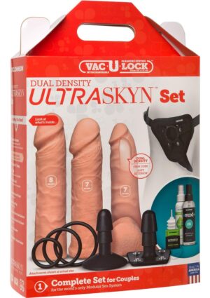 Strap On Harness KITS With Dual Density Dildo Ur3 Set Vanilla