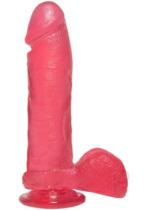 Suction Cup Thick Realistic Dildo 8-inch Pink