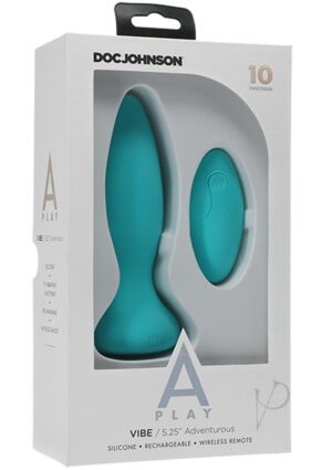 Butt Plug With Remote Control Teal