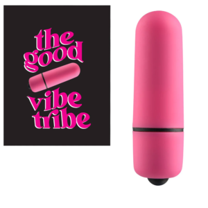 Tribe Card With Mini Bullet Vibrator Pink Rock Candy Toys