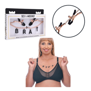 Brat Dual-sided Adjustable Charmed Nipple Clamps