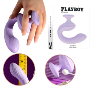 Rechargeable Silicone Dual Stimulation G-spot Vibrator - Purple