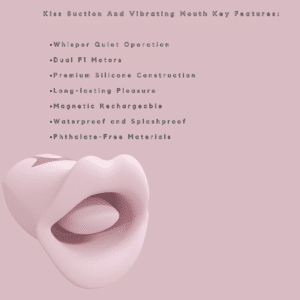 Vibrating Oral Sex Suction Vibe Mouth Silicone Rechargeable Multi-Speed Vibrator