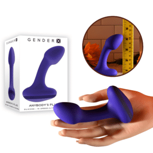 Gx Anybodys Remote Control Butt Plug Rechargeable Multi-Speed Probe Sex Vibrator