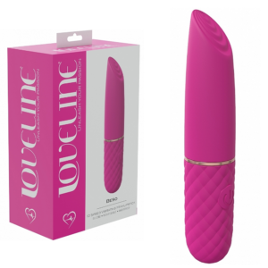 Beso Vibrating Mini Lipstick Pink Rechargeable Clitoral Silicone Bullet Vibrator