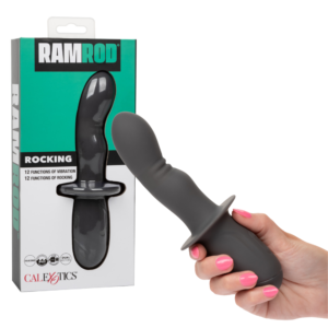 Ramrod Rocking Rechargeable Waterproof Silicone Vibrating Anal Probe Vibrator