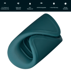 Lovense Gush Bluetooth Controlled Waterproof Silicone Penis Vibrating Masturbator