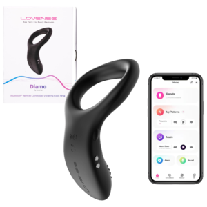 Bluetooth App Controlled Hands-free Wearable Vibrating Penis Ring