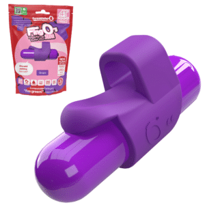 Fingertip Waterproof Finger Vibrator Grape