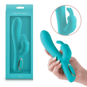 Obsessions Hera Aqua Vibrating Rabbit Rechargeable Vaginal Vibrator Sex Toy