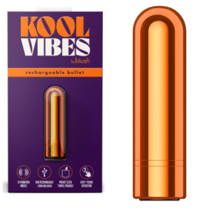 Travel-Friendly Mini Bullet Vibrator – Tangerine